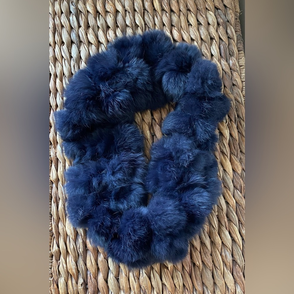 Rabbit fur scarf